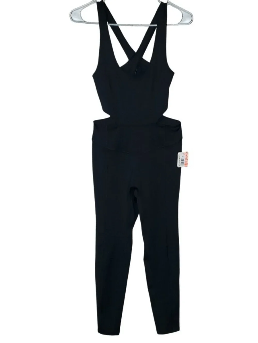 Free People Black Strappy Cutout Jumpsuit - Picture 3 of 13